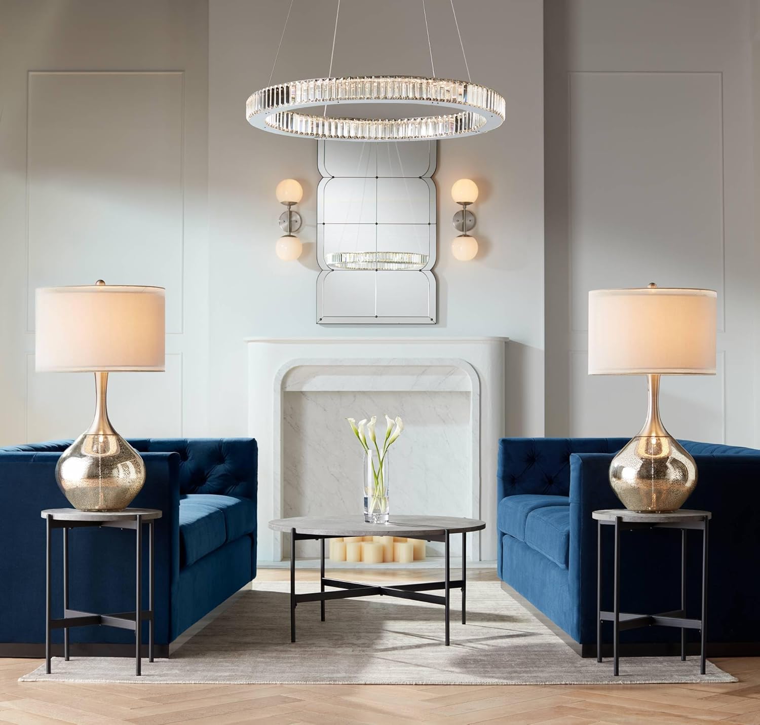 Modern Metal Table Lamp — 2" - View 8