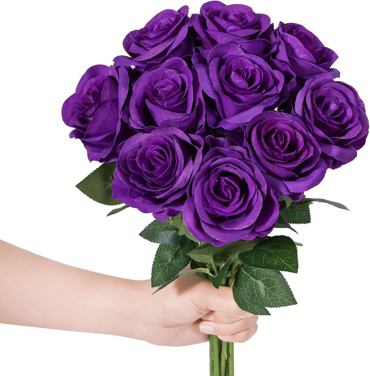 Blue Artificial Flowers — 21.2" — Royal Purple