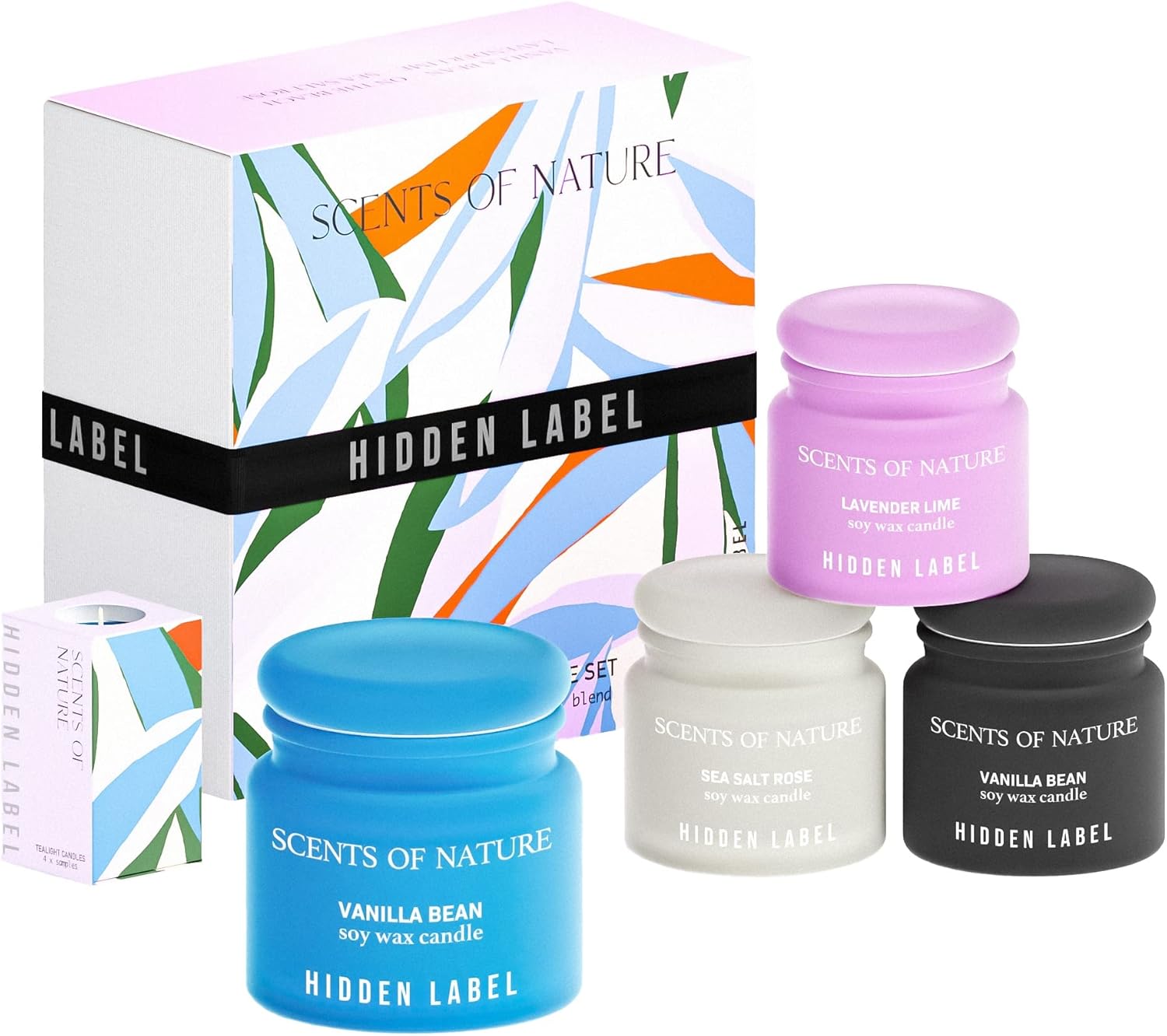 Soy Wax Wax Scented Candle — nature-set1