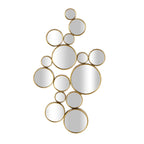 Luxe Metal Wall Mirror — 22"