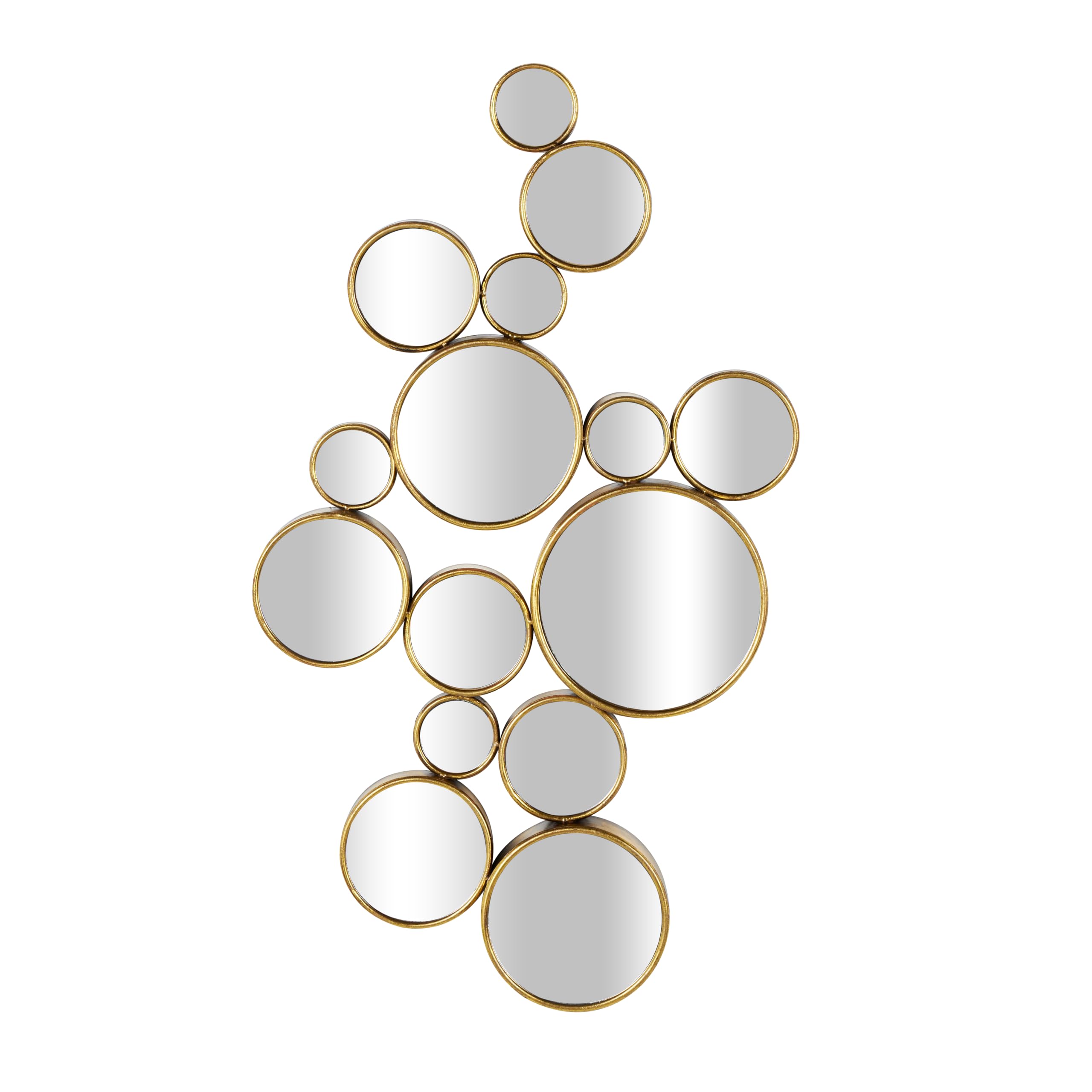 Luxe Metal Wall Mirror — 22"