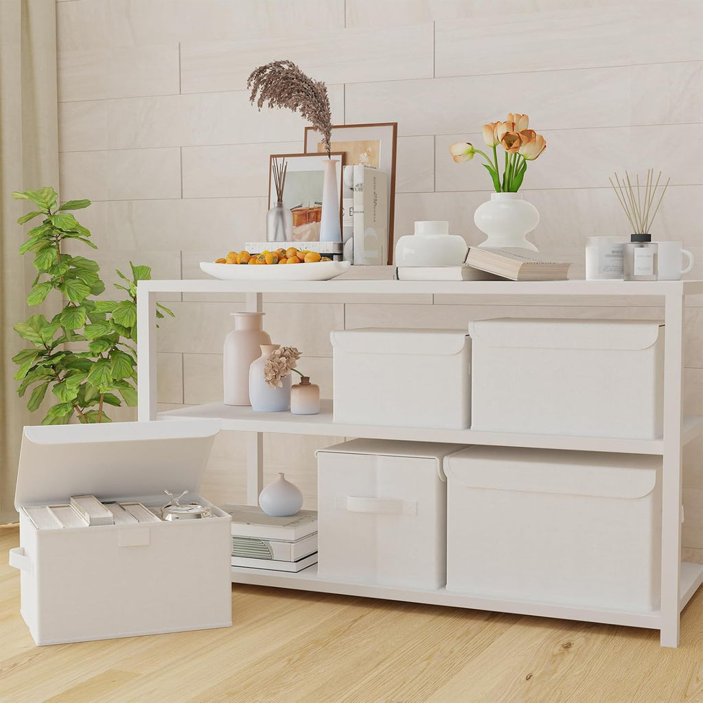 Beige Storage Bin — 2x7 - View 7