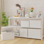 Beige Storage Bin — 2x7 - View 7