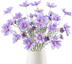 Blue Artificial Plant — 24" — Light Purple