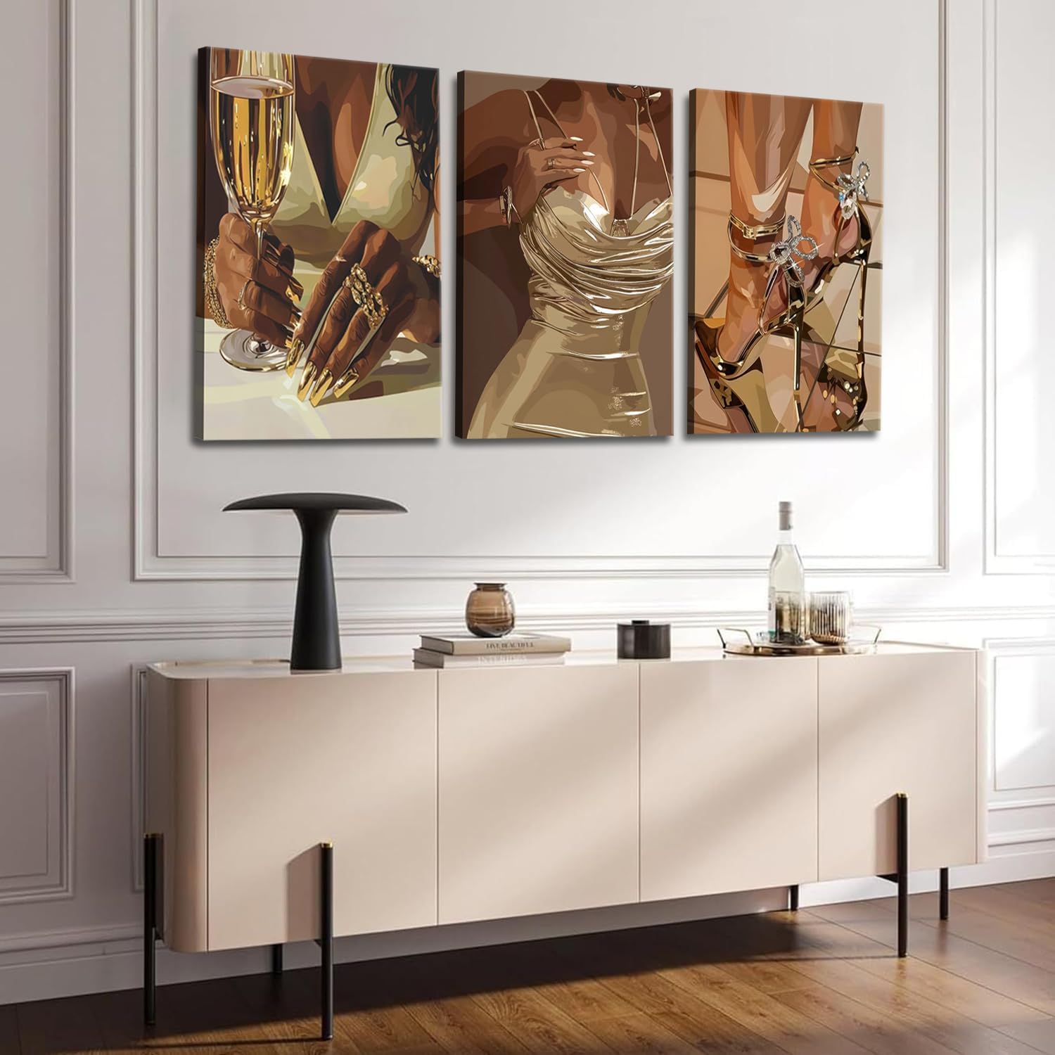 Framed Black Wall Decor — 16" - View 4