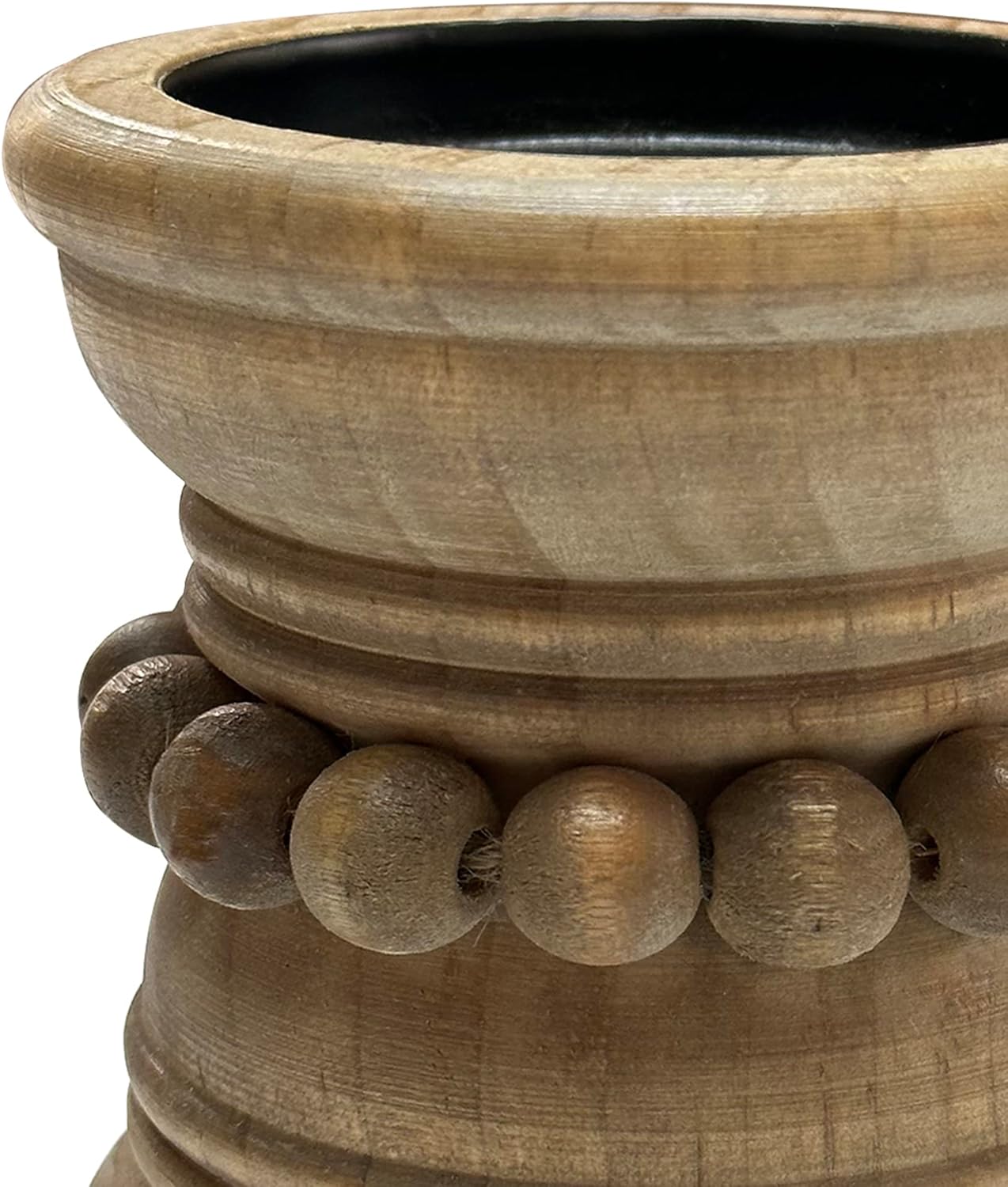 Farmhouse Beige Pillar Candle - View 3