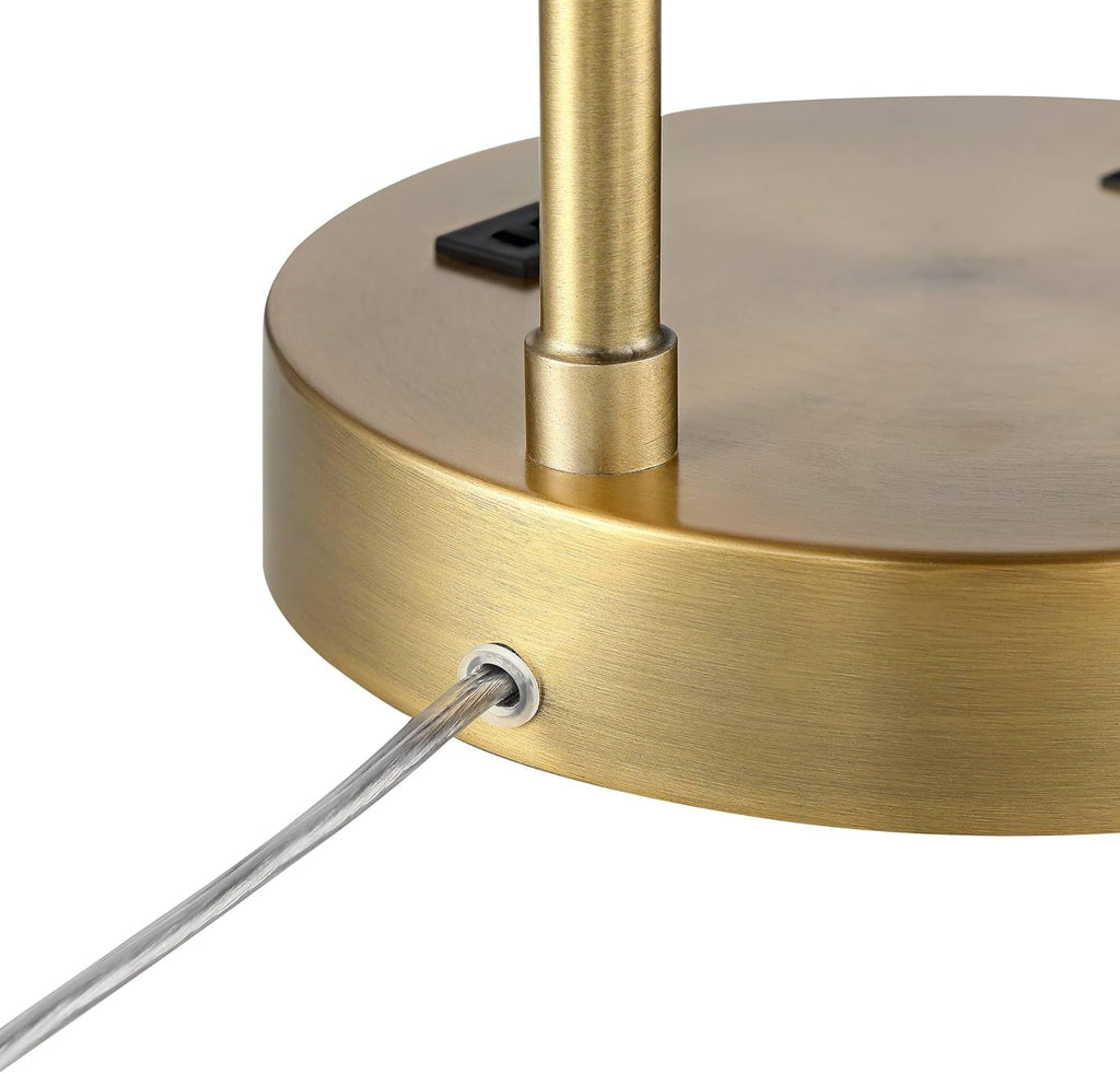 USB Charging Luxe Gold Table Lamp — 21" - View 5