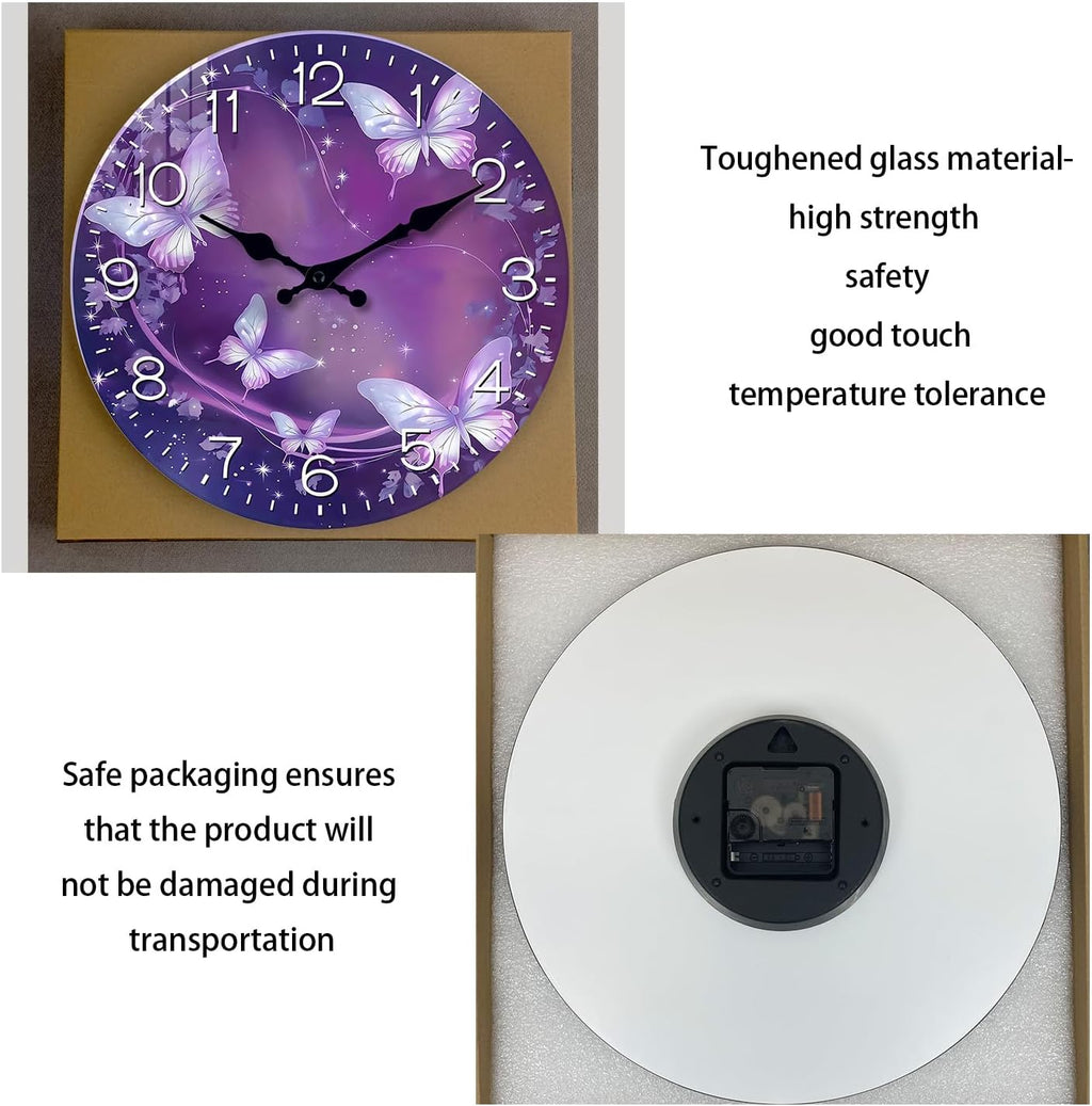 Battery Operated Pink Wall Clock — 16" - View 6