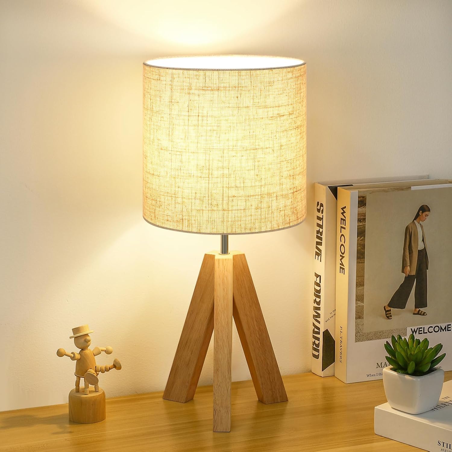 Boho Beige Desk Lamp — Beige