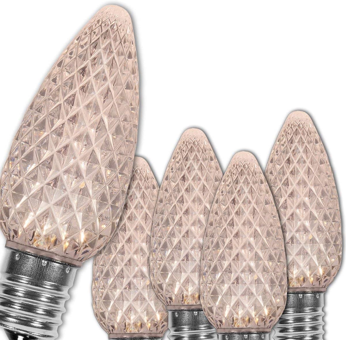 Blue Smart Bulb — Warm White Faceted