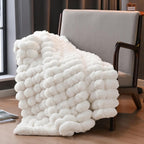 Luxe Black Throw Pillow — 50" — Snow White