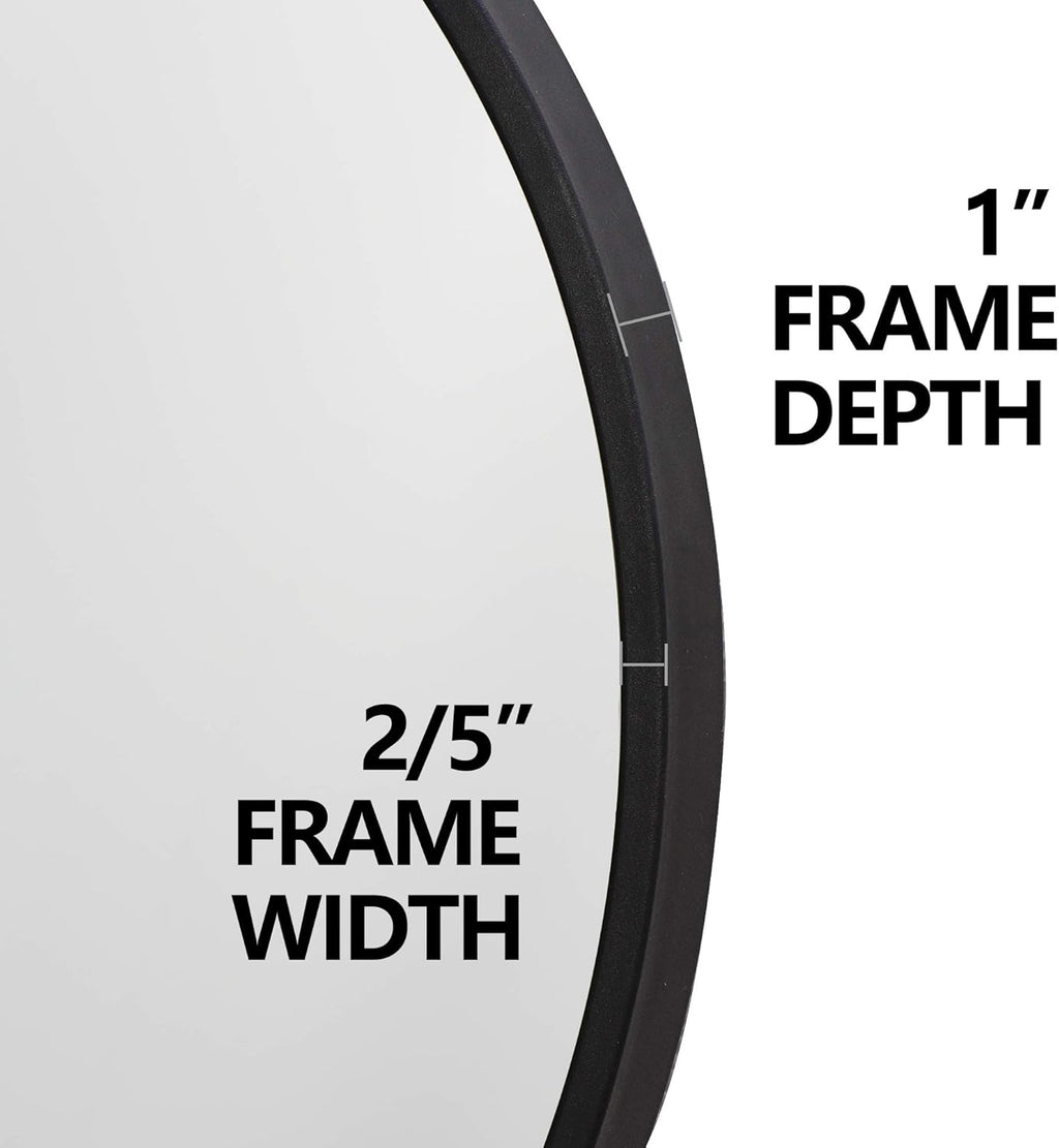 Metal Round Mirror — 18" - View 4