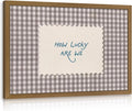 Framed Beige Wall Decor — 10" — LuckyLattice