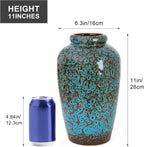 Modern Blue Flower Vase — 11" - View 3
