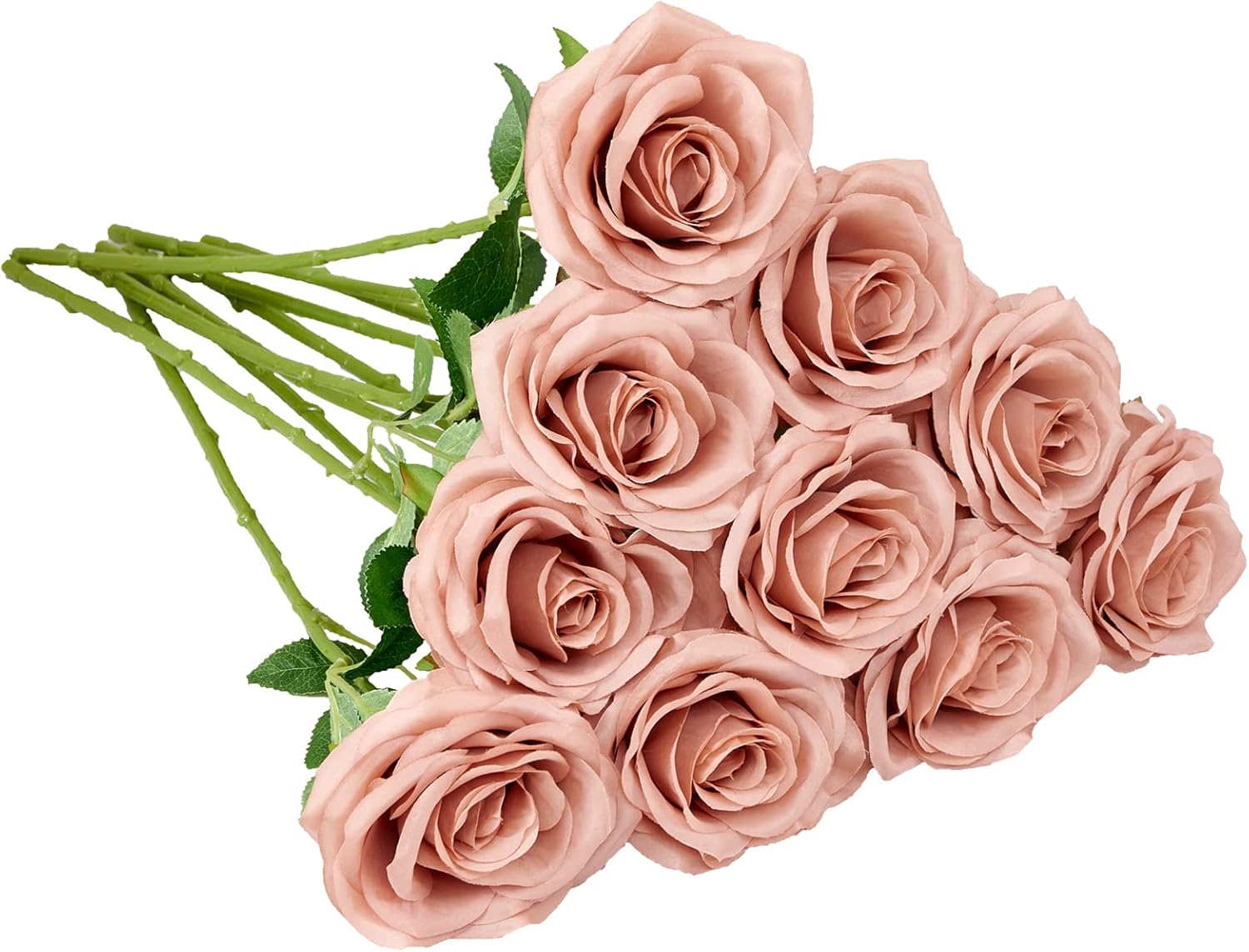 Beige Artificial Plant — Light Dusty Rose