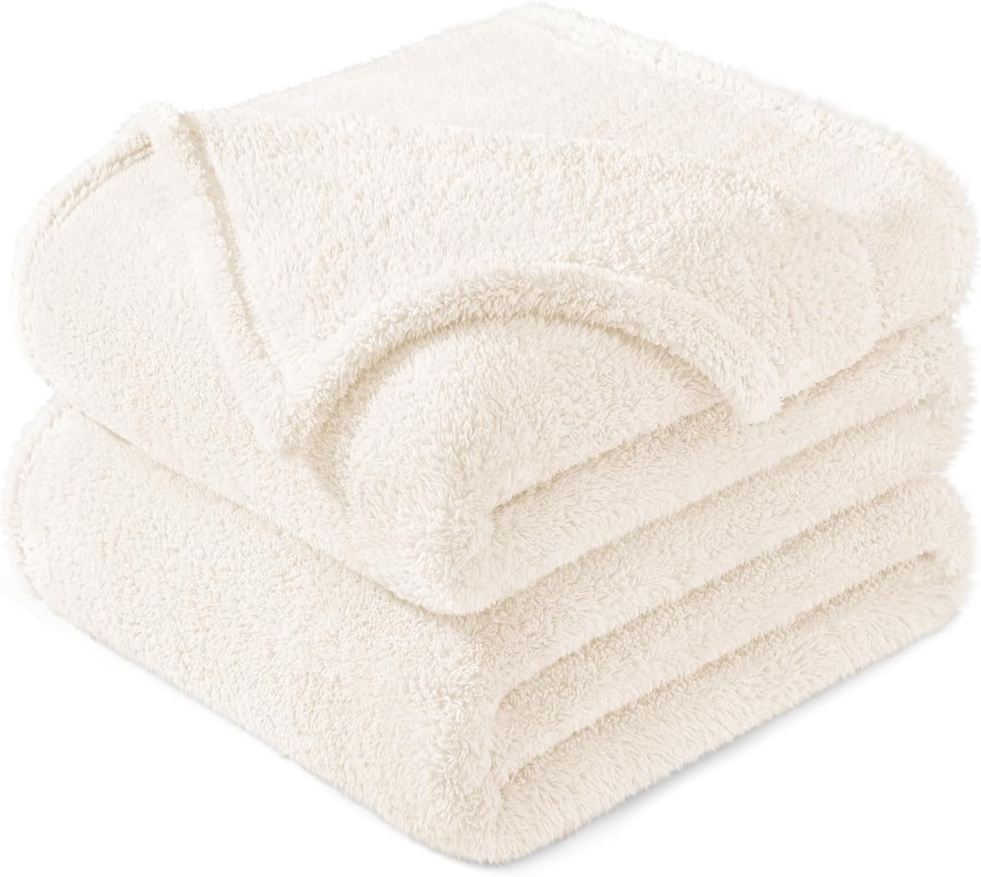 Velvet Luxe Beige Throw Pillow — 60" — Ivory
