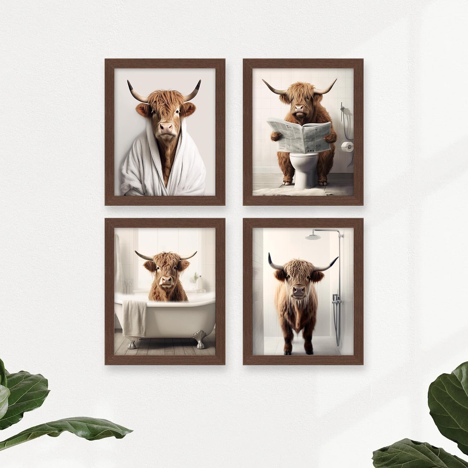 Framed Farmhouse Black Wall Art — 8" - View 6
