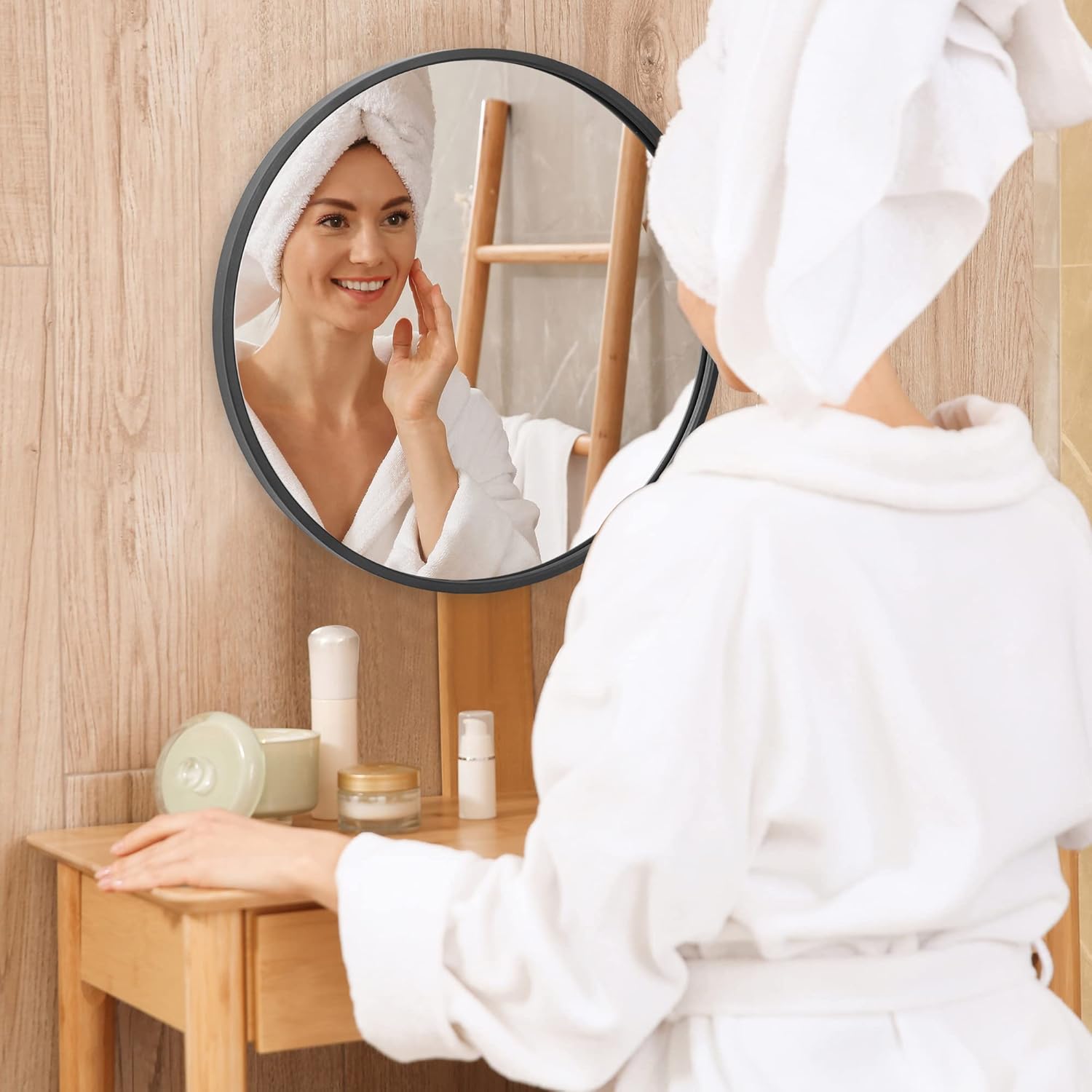 Metal Wall Mirror — 18" - View 3