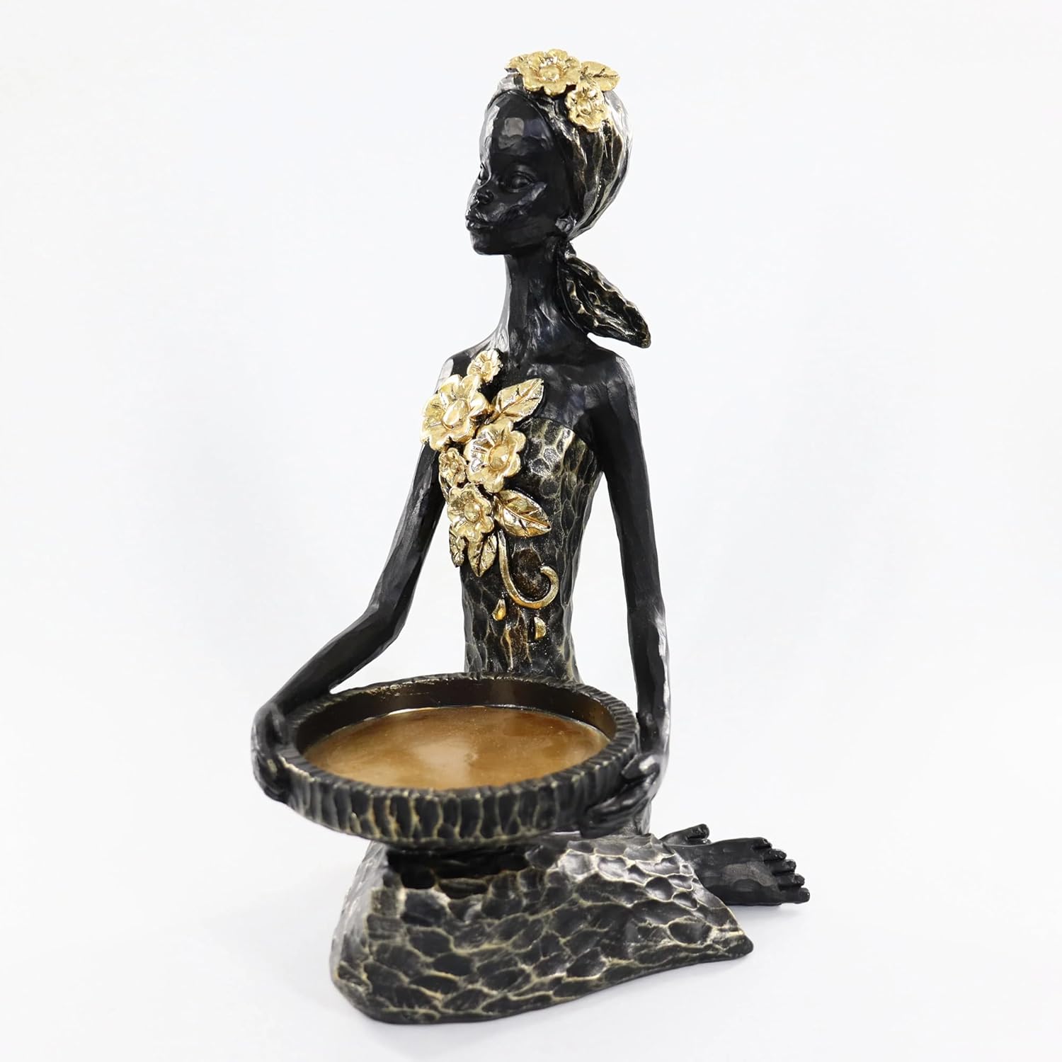 Luxe Black Candle — 406black+gold