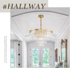 Luxe Black Chandelier — 18" - View 4
