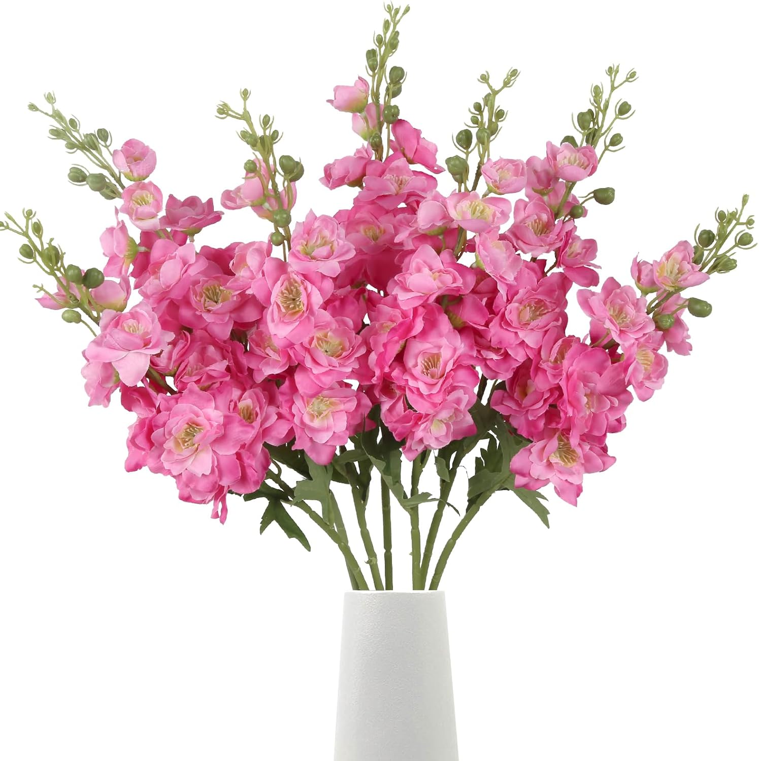 Blue Artificial Flowers — 29.52" — Hot Pink