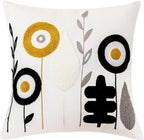 Tufted Boho Green Throw Pillow Cover — 18" — 18" x 18" (Pack of 1)