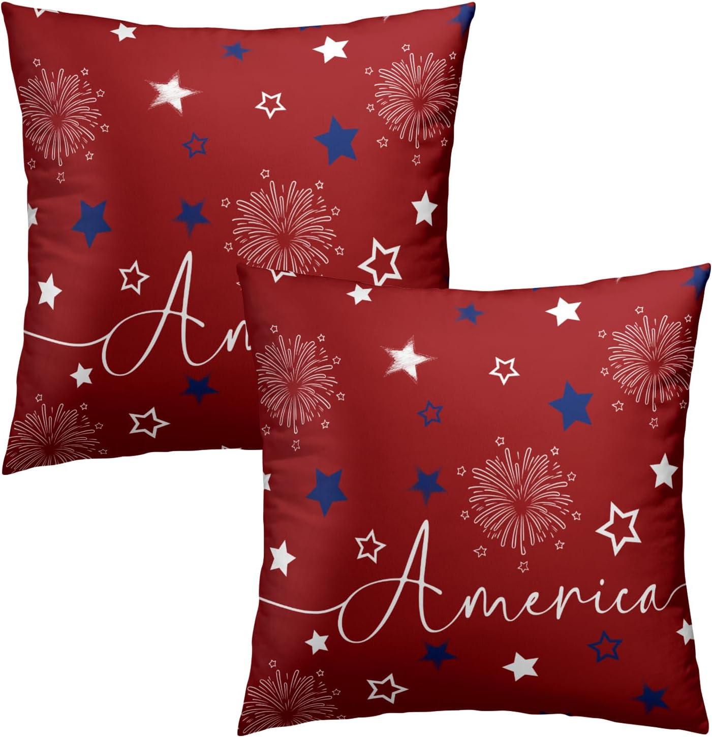 Vintage Boho Black Pillow Cover — 18" — America