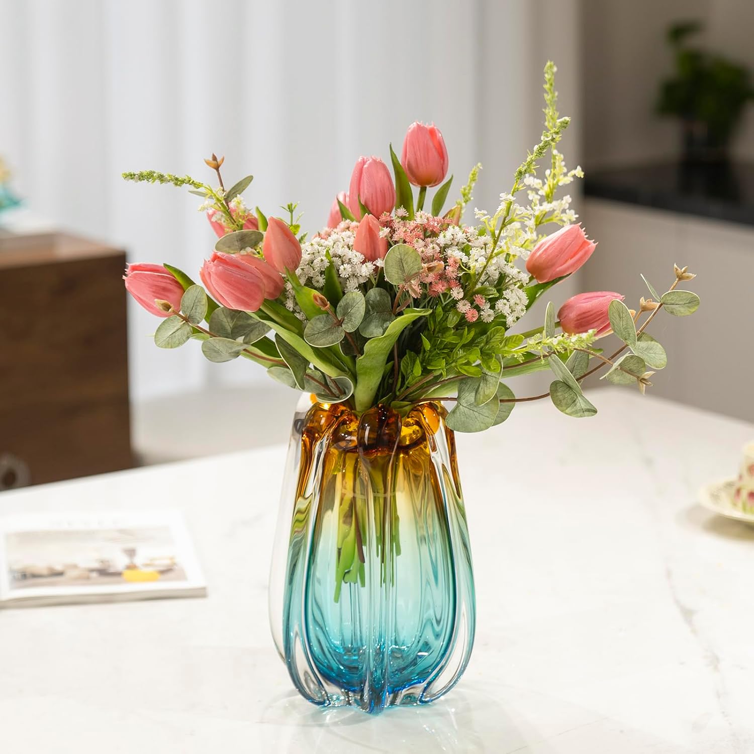 Modern Glass Flower Vase - View 2