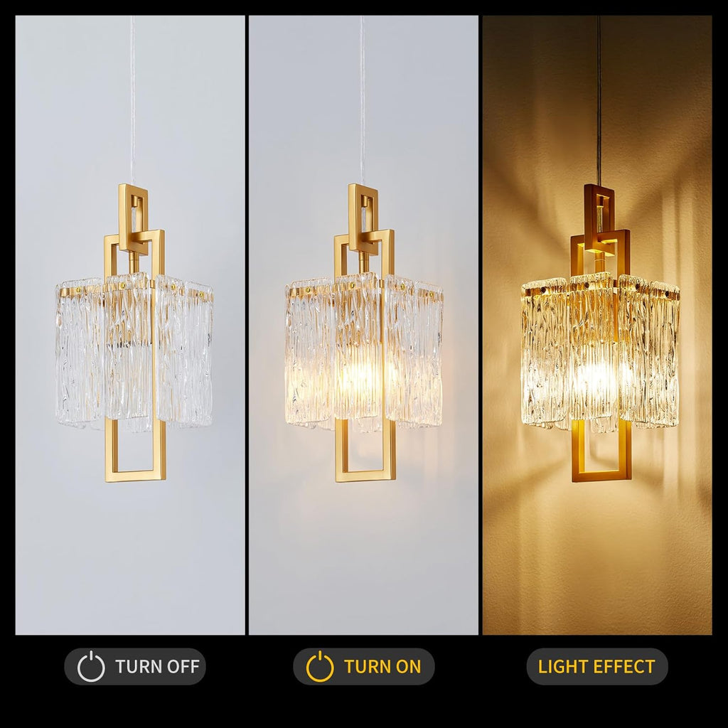 Luxe Black Chandelier — 6" - View 5