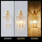 Luxe Black Chandelier — 6" - View 5