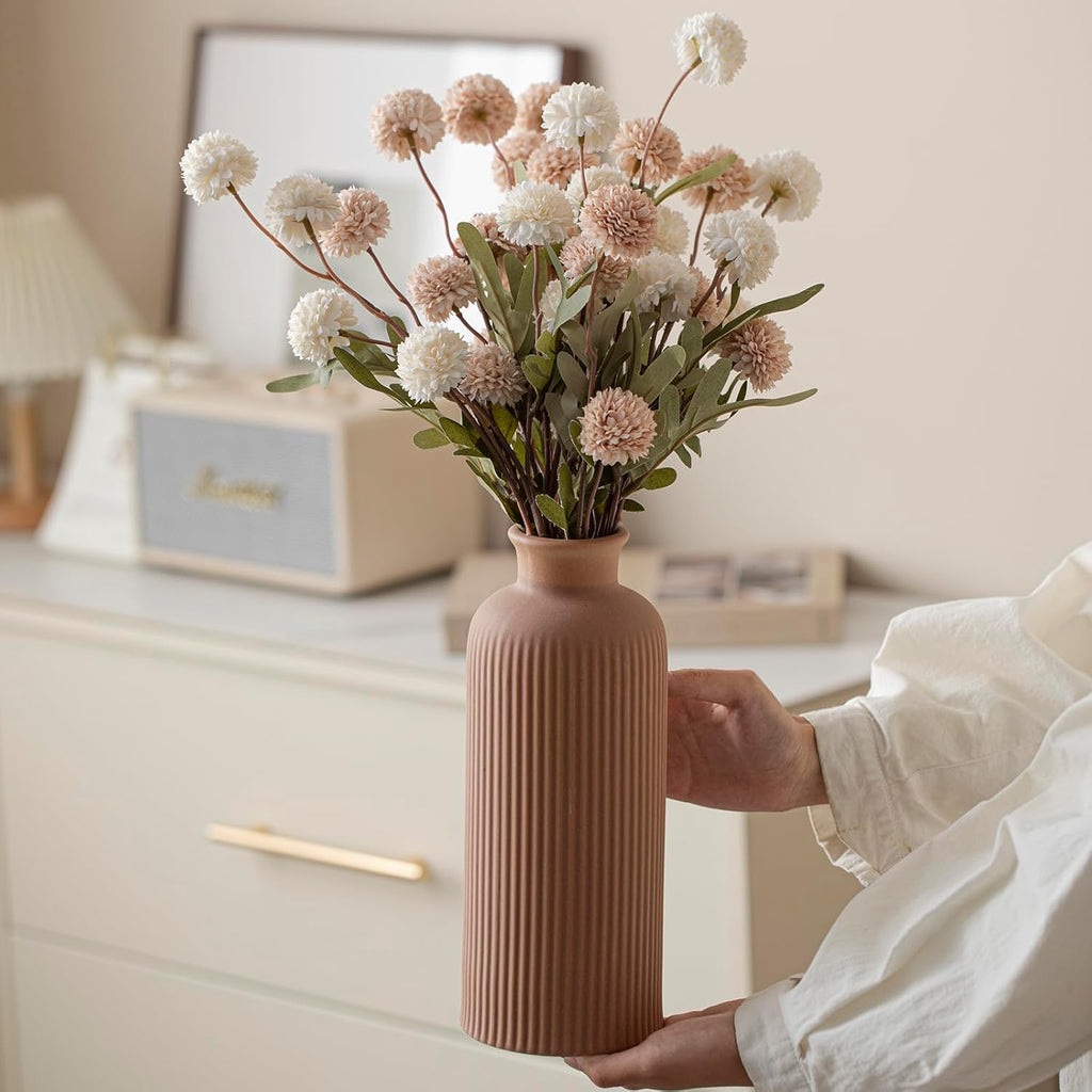 Modern Beige Decorative Vase - View 5