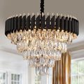 Luxe Black Chandelier — 20" — Black