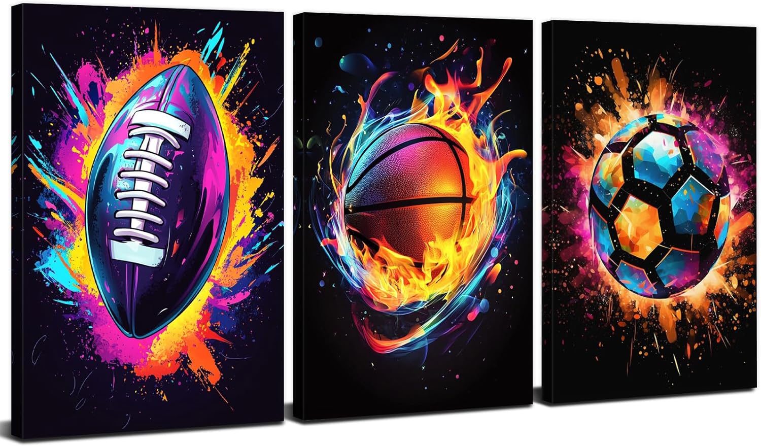 Black Wall Art — 16" — 16"L x 12"W