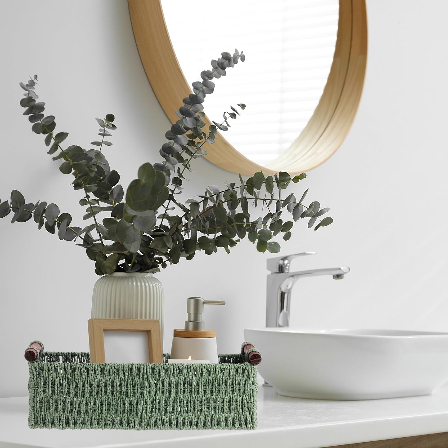 Boho Beige Basket - View 4
