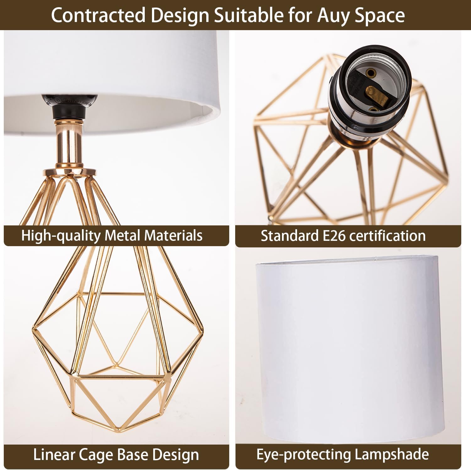 Luxe Black Desk Lamp — Set of 2 - View 3