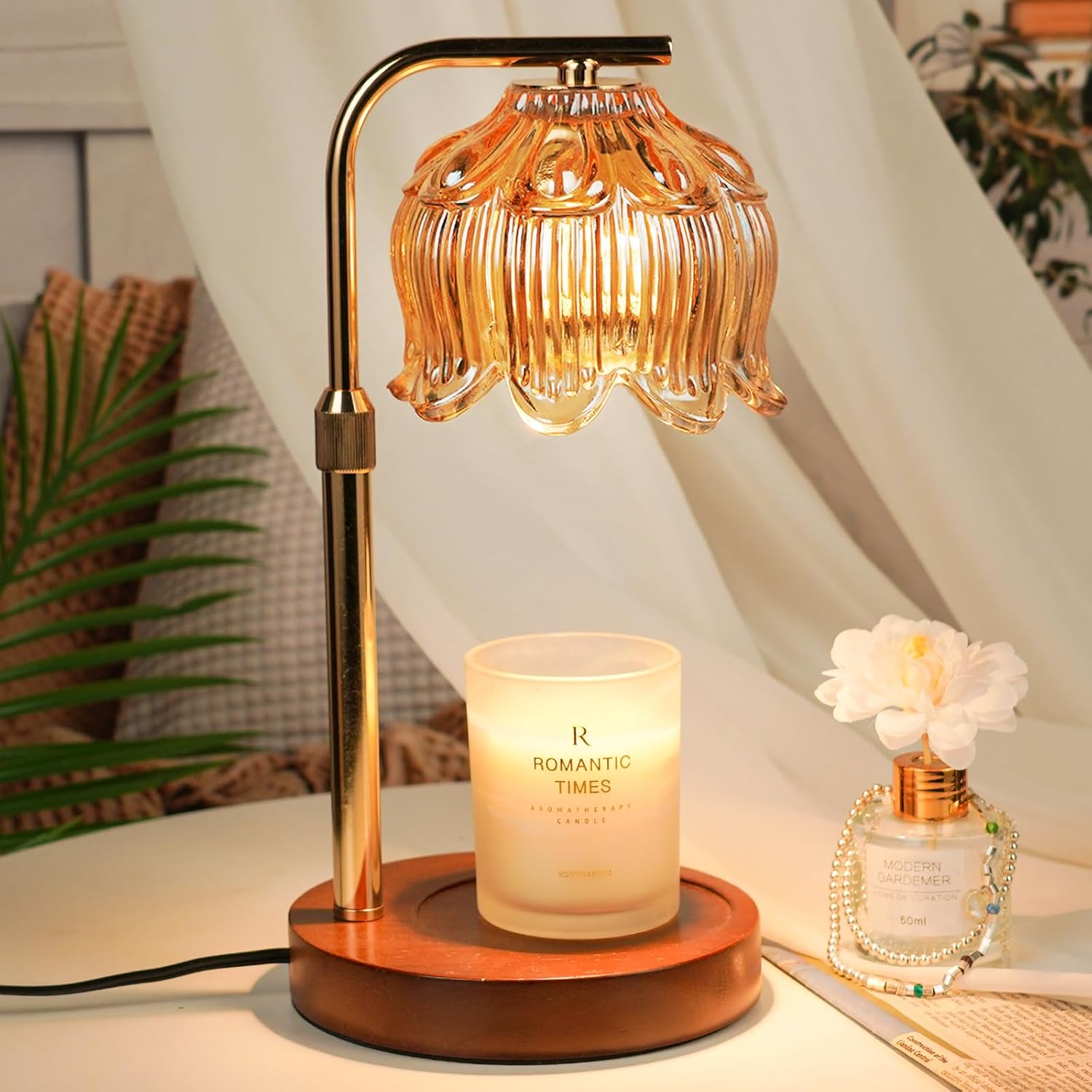 Adjustable Blue Table Lamp — Lily3