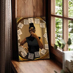 Framed Black Wall Decor — 16" - View 7
