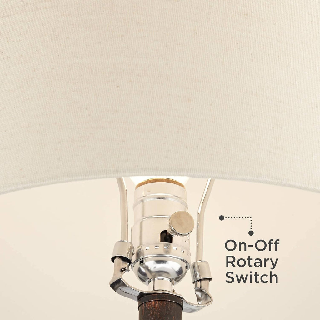 Farmhouse Gold Table Lamp — 23" - View 5