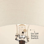 Farmhouse Gold Table Lamp — 23" - View 5
