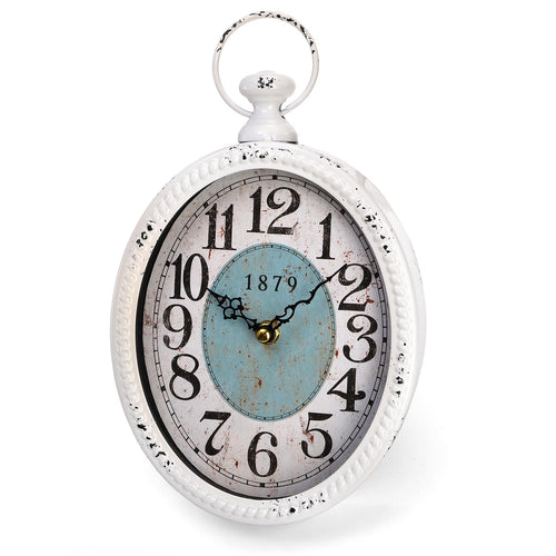 Battery Operated Farmhouse Wall Clock — 11.2"