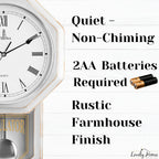 Battery Operated Farmhouse Brown Wall Decor — 18x11 - View 5