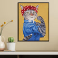 Framed Fabric Wall Decor — Rosie Feline