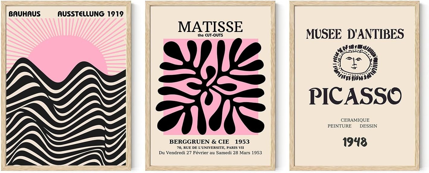 Unframed Metal Wall Art Print — 8" — 12"x16"x3pcs Unframed