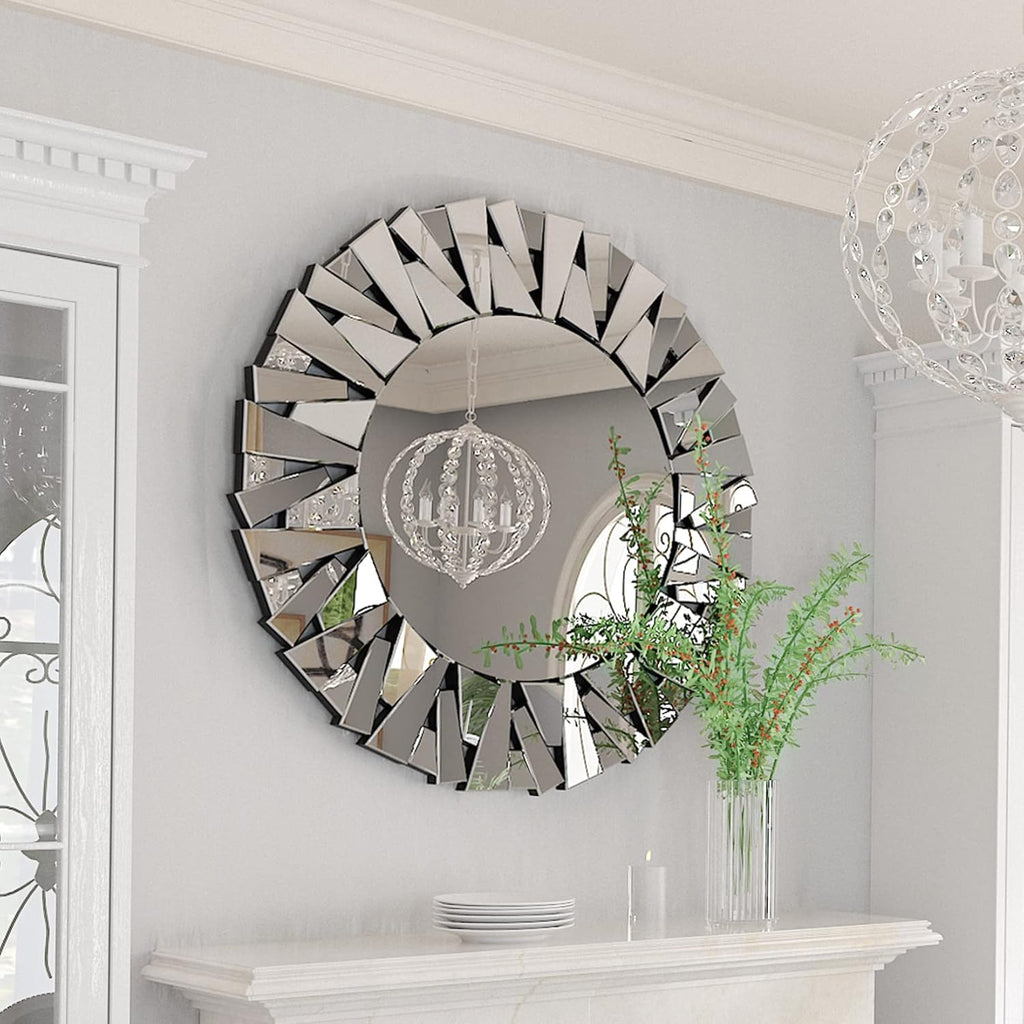 Beveled Glass Mirror — 5" - View 3