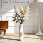 Farmhouse Ceramic Flower Vase — 17.7" - View 5