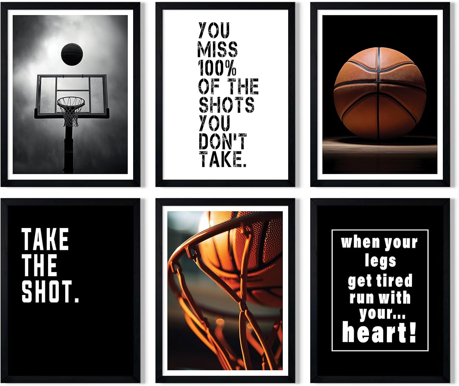 Framed Metal Wall Decor — 8" — 12"x16" Unframed