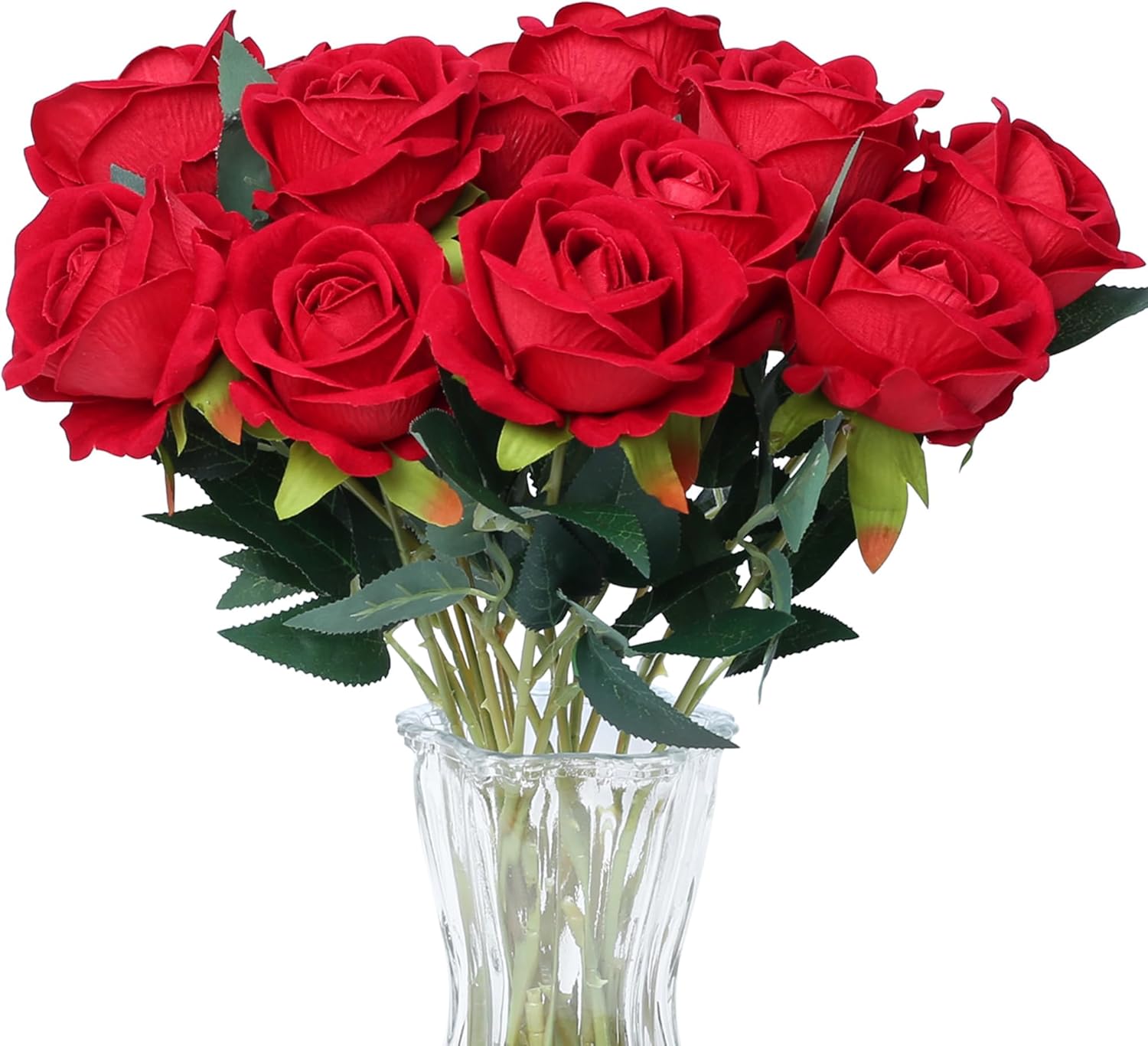 Black Artificial Plant — Red