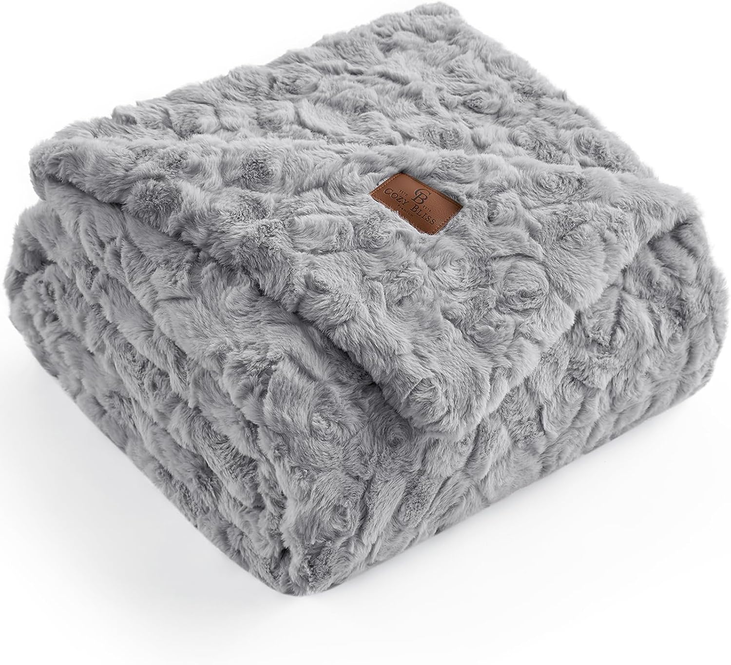 Beige Throw Pillow — 55" — Grey