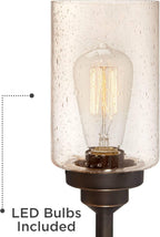 Farmhouse Metal Table Lamp — 3-Light - View 3