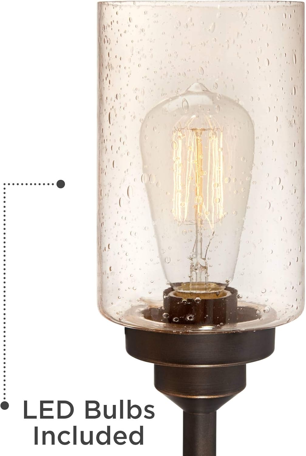 Farmhouse Metal Table Lamp — 3-Light - View 3